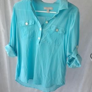 Banana republic silk top